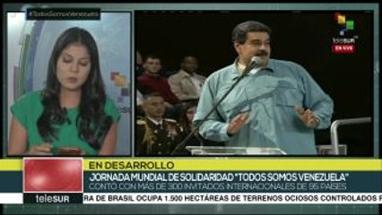 Concluye Jornada Mundial de Solidaridad con Venezuela