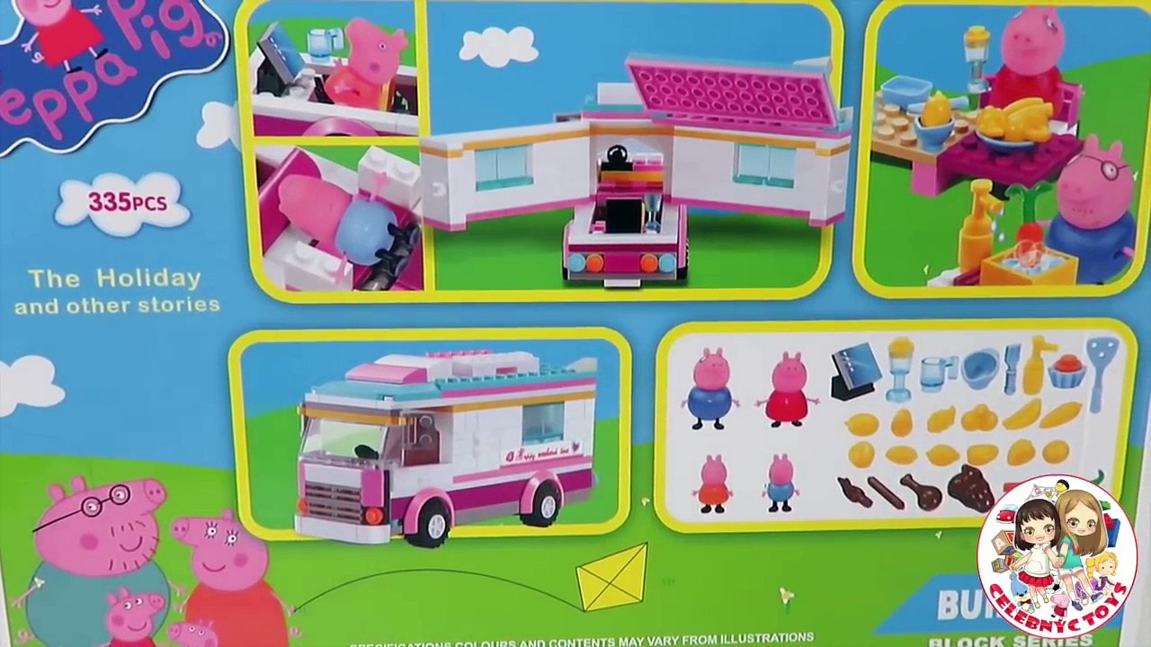 NEW PEPPA PIG Lego The Holiday and Other Stories Camping Caravan Trailer