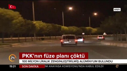 PKK'nın füze planı çöktü