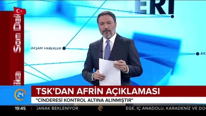 TSK'dan Afrin açıklaması