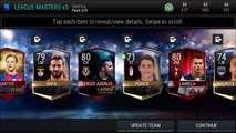 LEAGUE MASTER MESSI   MOTM SANCHEZ IN THE SAME PACK!! 3x ELITE IN A PACK FIFA Mobile Bundle Opening!