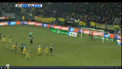 Ambrose Penalty Goal - Dee Haag vs Breda 0-2  10.03.20.18 (HD)