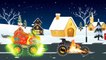 Good vs Evil | Mail Truck War | Scary Learn Street Vehicles | Videos for Kids