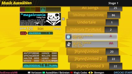 Stepmania Megalovania + Spider Dance