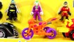 Imaginext DC Superfiends Gift Set With Batman Batmobile Joker Motorcycle Robin Four Wheeler