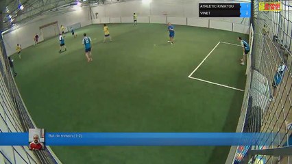 But de romain  (1-2) - ATHLETIC KINIKTOU Vs VINET - 08/03/18 19:00 - LIGUE 2 - Poitiers Game Parc