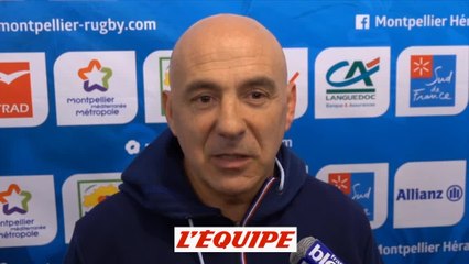 Travers «L'ensemble de notre prestation n'est pas bonne» - Rugby - Top 14 - R92