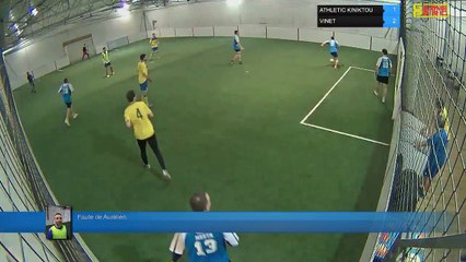 Faute de Aurélien  - ATHLETIC KINIKTOU Vs VINET - 08/03/18 19:00 - LIGUE 2 - Poitiers Game Parc