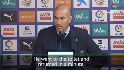 Ramos left the pitch because of bathroom accident - Zidane