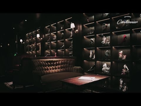 Enjoy cocktails in this shoe-themed lounge