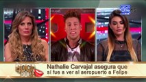 La pelea duró poco entre Felipe y Nathalie, ellos nuevamente están juntos