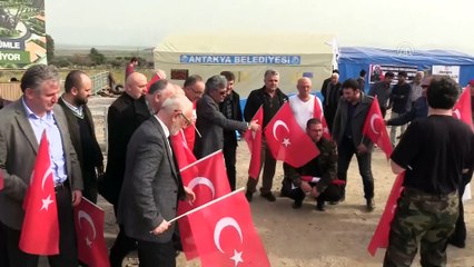 Zeytin Dalı Harekatı'na destek - Artvin'den gelen STK temsilcilerinden kan bağışı - HATAY