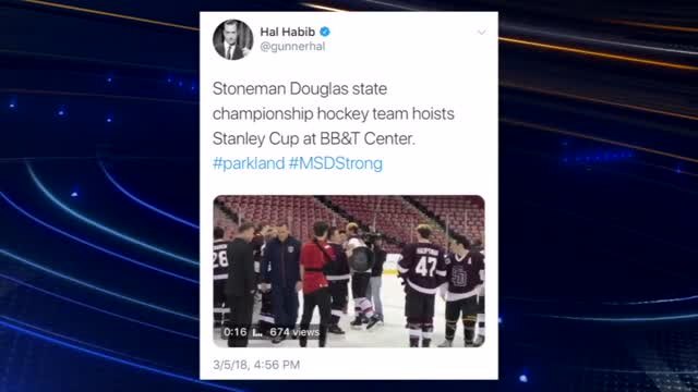 NHL and Florida Panthers Surprise Stoneman Douglas Hockey Team