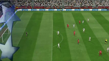 Sevilla - Lyon free kick goal - PES 2017 Gameplay