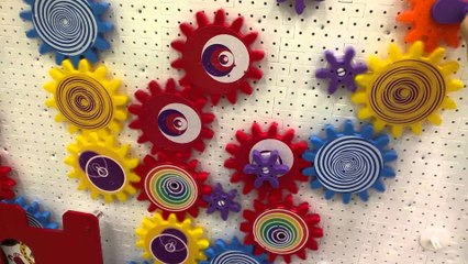 【KID-O-KID（キドキド）】知的おもちゃが大好き♪ カラフルギア♪ 1歳のスティーブ ★Play with an intellectual tool★