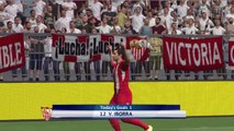 Sevilla Lyon 2-5 Iborra Goals - PES 17