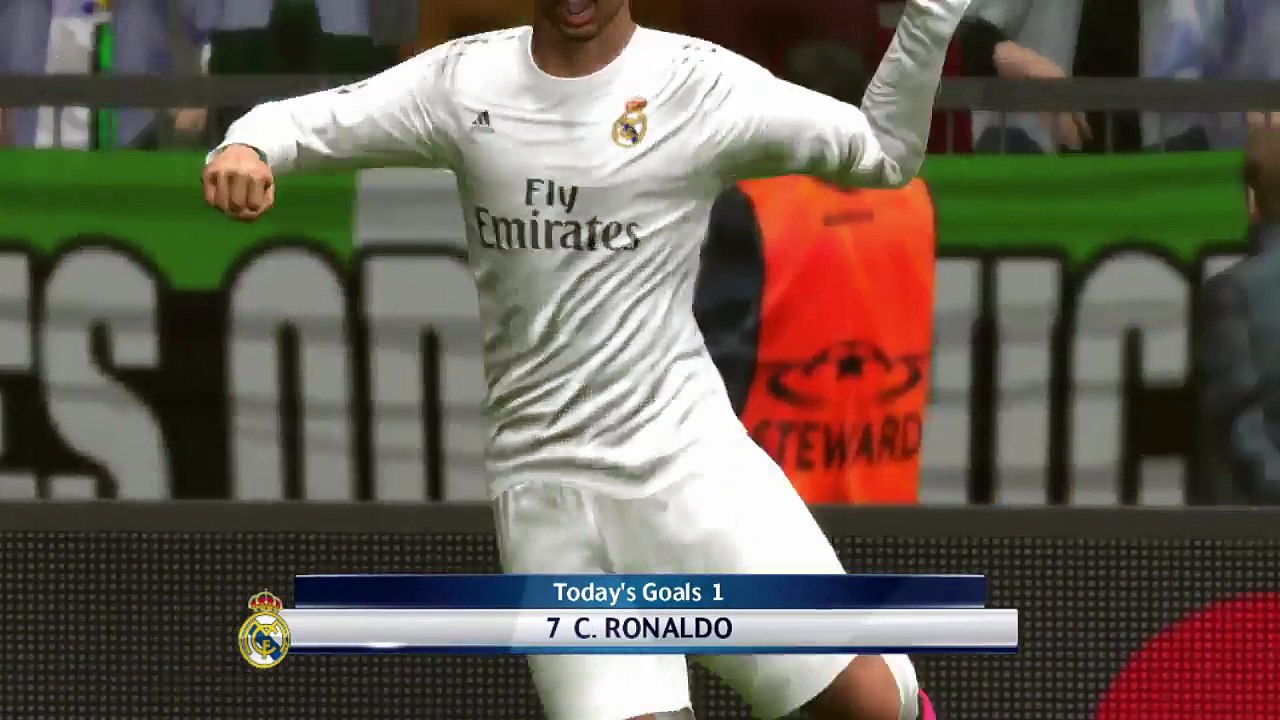 Borussia - Madrid Ronaldo Awesome Goal - PES 2017