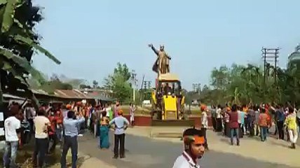 Demolition of Lenin statue in Tripura