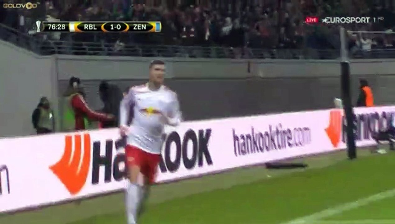 Werner T. Goal HD - RB Leipzig 2-0 Zenit Petersburg 08.03.2018