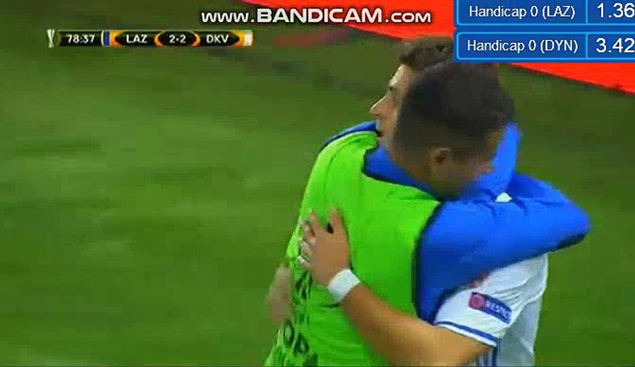 Junior Moraes Goal - Lazio 2-2 Dynamo Kyiv