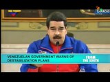 Nicolas Maduro warns of destabilization plans in Venezuela