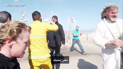 الحلقة 25 - #رامز_بيلعب_بالنار - رد فعل لم يتوقع رامز جلال من ستيفن سجال بعد اكتشافة المقلب