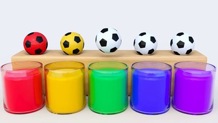 LEARN COLORS FOR CHILDREN | SOCCER BALL - Learning Videos for Toddlers Babies