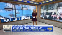 Mom recalls 'fear' of watching daughter dangle from ski lift