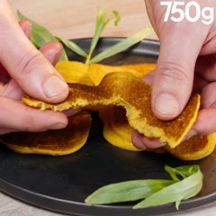 Pancakes étonnants à la patate douceLA RECETTE :