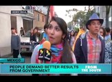 New round of Ayotzinapa demonstrations held in Mexico City