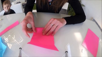 origami - grenouille papier facile