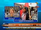 Mexicans protest in solidarity with Ayotzinapa students