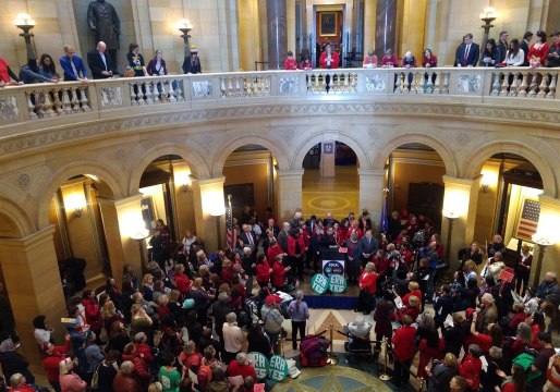 Hundreds March on Minnesota State Capitol to Demand Equal Rights