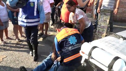 Bus ocasiono accidente y deja un herido