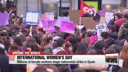 Women around the world rally for change on International Women's Day