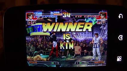 The King of Fighters 97 Arcade en Motorola MB300 Backflip Android 2.3.7 Gingerbread