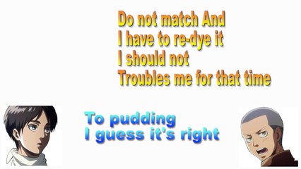 【Attack on Titan】Coney Shimono's Imechen ! Kaji of the role of Ellen advises !【Transcription】