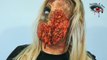 Maquillaje de Zombie Cara Explotada / Gore #15 / The Walking Dead Makeup Tutorial