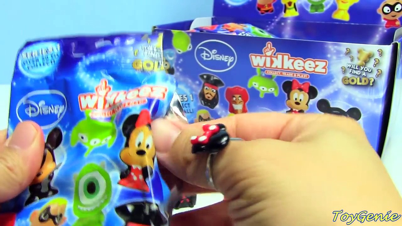 Disney Wikkeez Blind Bags 50+ To Collect Plus Gold Rockstar Mickey