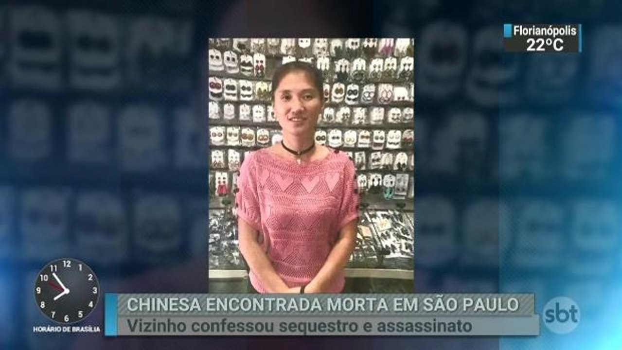 Em São Paulo, chinês confessa o sequestro e assassinato da vizinha