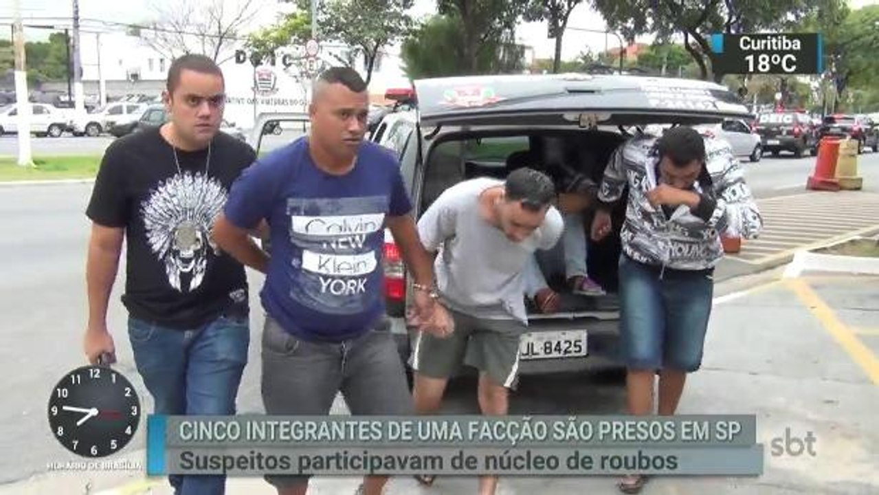 Integrantes de facção criminosa são presos em São Paulo