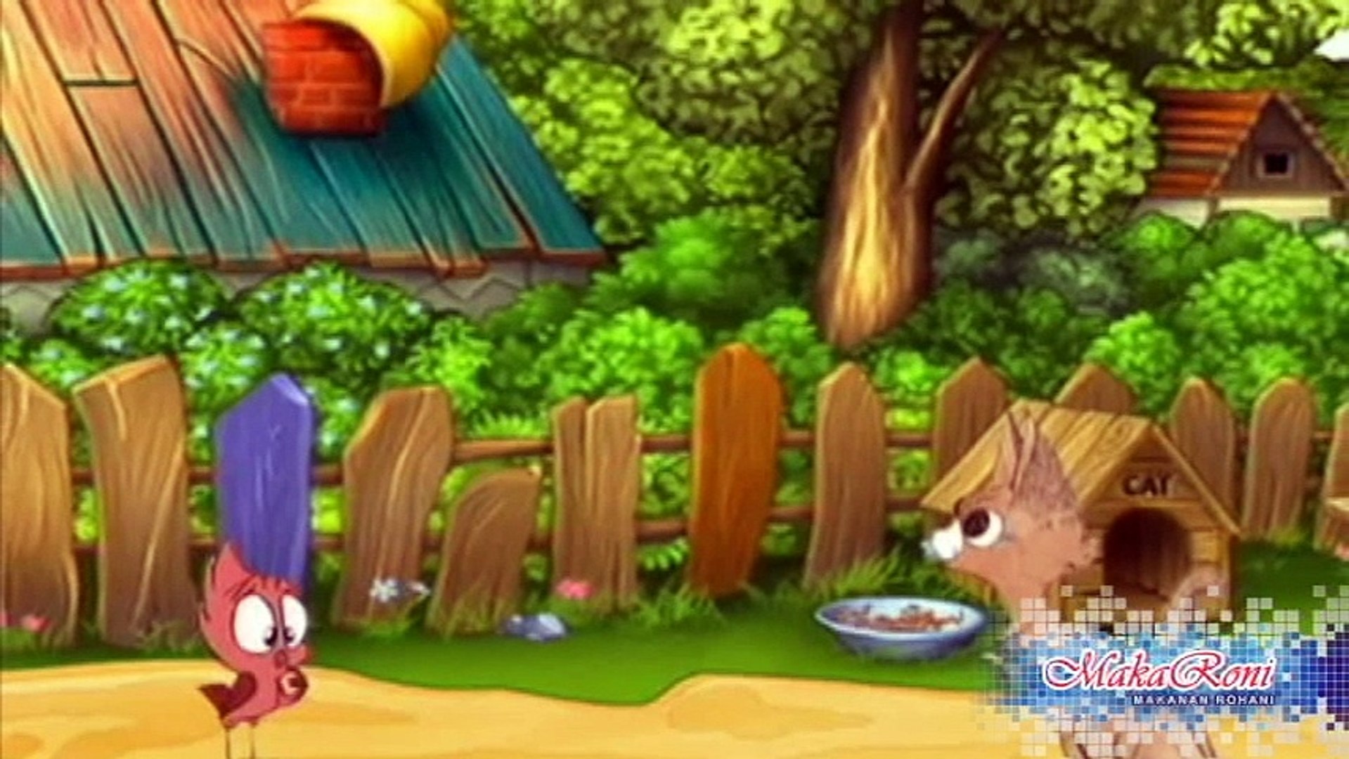 Cerita Ilustrasi Kisah Kucing Licik Dan Burung Kutilang