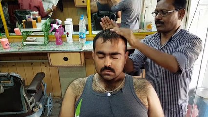 Indian Head Massage With Neck Cracking - ( intense )