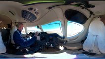 Private Jet flight in 360 with ATC audio!