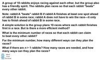 Can You Solve The Rabbit Race Logic Puzzle?