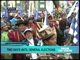 Two Days before Bolivian elections Morales win looks assured