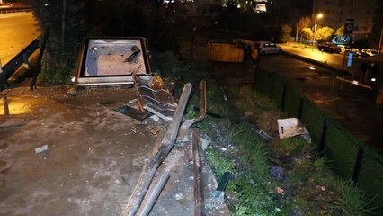 Midibüs otobüs durağına daldı: 6 yaralı