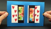 Double Window Shutter Card - DIY Tutorial by Paper Folds - 713