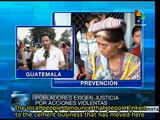 Guatemala: violence in San Juan Sacatepequez leaves 11 dead
