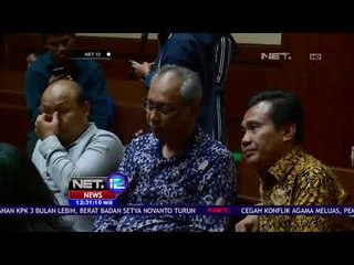 Sidang Tersangka Bimanesh Sutarjo  NET 12